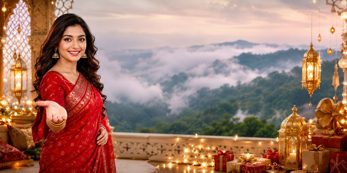 বন্দরবান বেটিং এনটারটেইনমেন্টের দেখানো ছবি, নারী সাড়ি পরিহিত